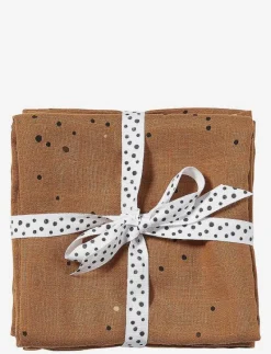Swaddle 2-pack Dreamy dots Mustard - Muslinfiltar