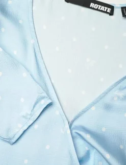 TEXTURED MIDI WRAP DRESS - Omlottklänningar