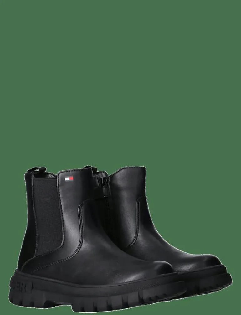 TOMMY HILFIGER CHELSEA BOOTS FAUX LEATHER - Stövlar & Kängor