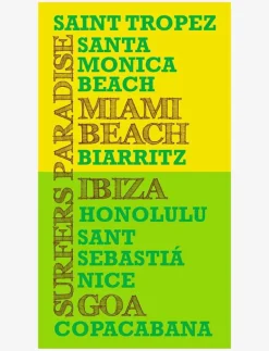 Towel printed Surfers Paradise - Badrumstextilier