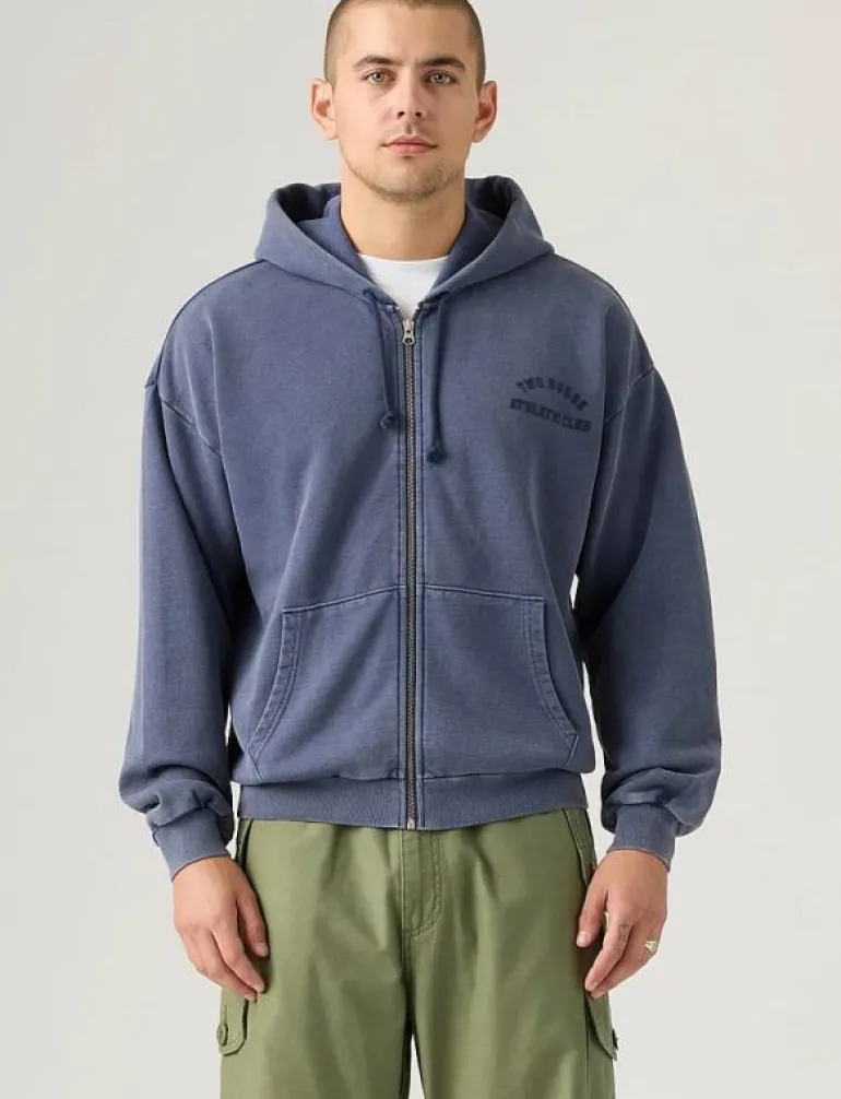 TWO HORSE CROPPED ZIP UP TWO H - Huvtröjor