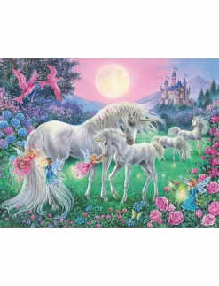 Unicorns In The Moonlight 100p - Klassiska pussel