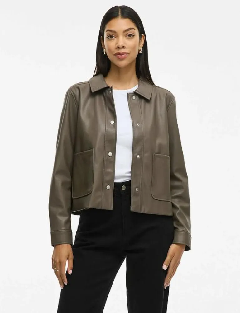 VIHELLIUM SHORT JACKET - NOOS - Skinnjackor