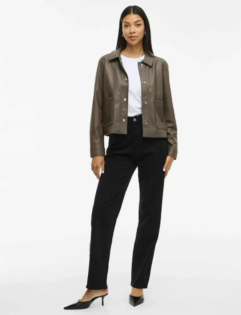 VIHELLIUM SHORT JACKET - NOOS - Skinnjackor