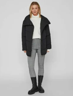 VILOUISA L/S NEW PADDED SHORT COAT/SU/PB - Dun- & vadderade jackor