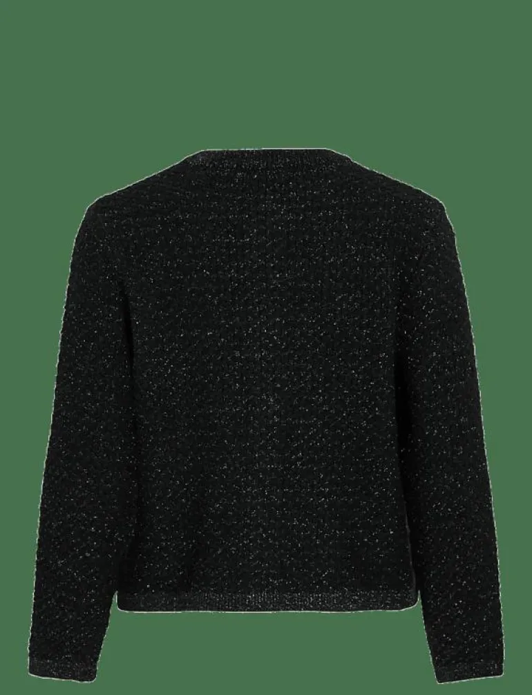 VIMALAY O-NECK L/S BUTTON KNIT CARDIGAN - Koftor