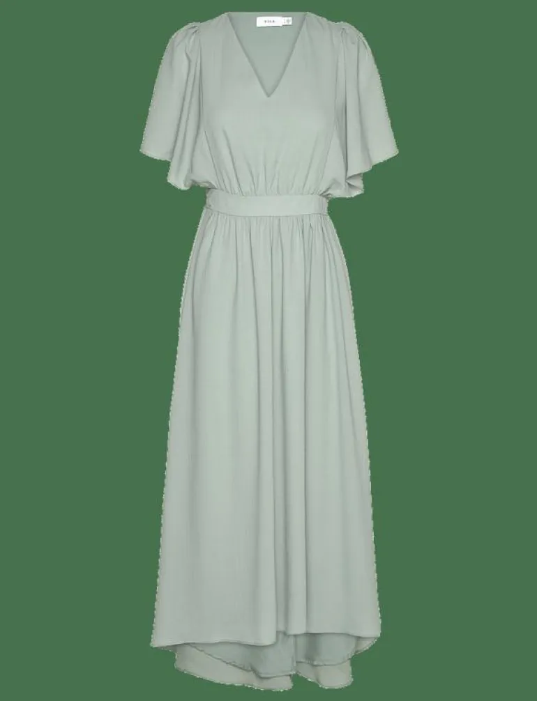 VIMIRAGE 2/4 V-NECK ANKLE DRESS/BM/DC - Midiklänningar