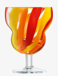 Vinglas Folk Orange/Red/Yellow Set 2 LSA - Vitvinsglas