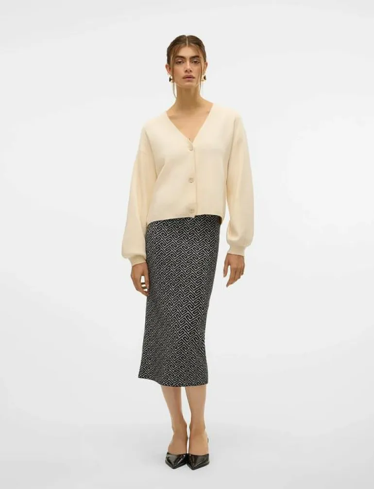 VMARIA ART NW PENCIL SKIRT GA - Midi kjolar