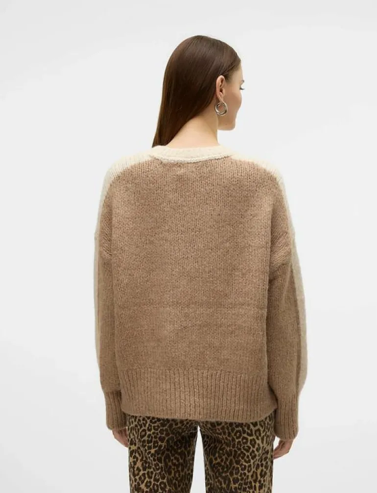VMCORDELIA LS O-NECK PULLOVER GA - Stickat