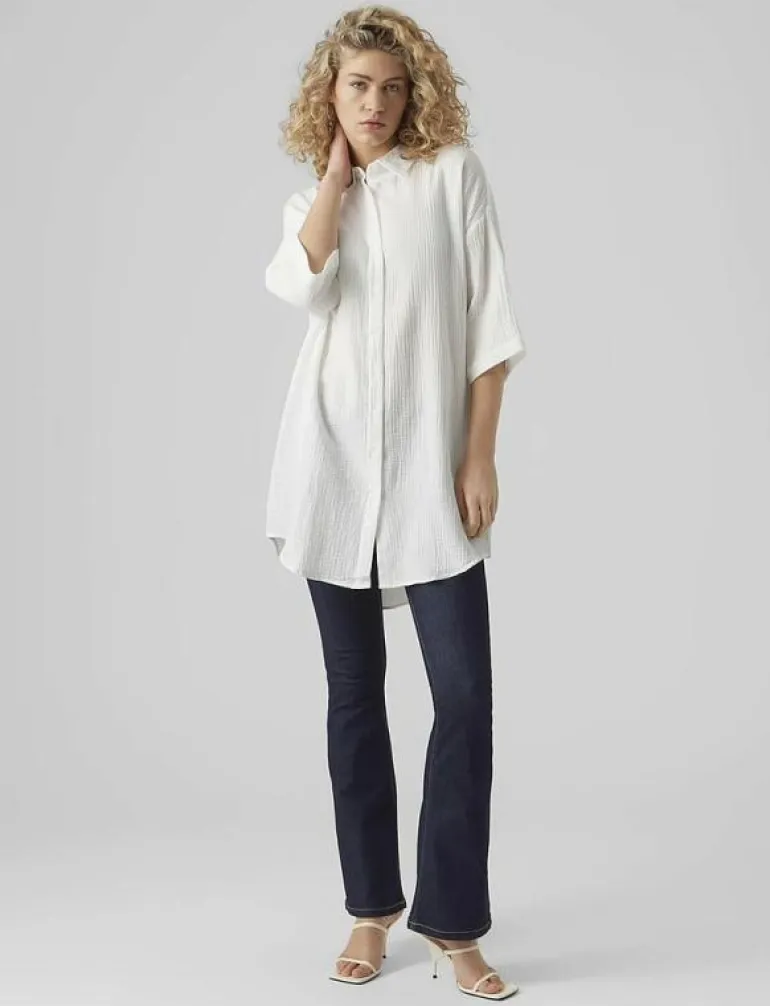 VMNATALI 3/4 LONG OVERSHIRT - Overshirts