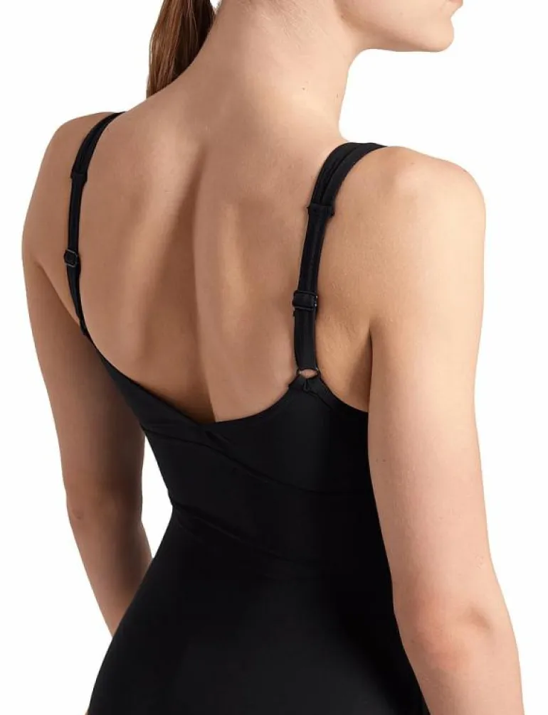 W VERTIGO ONE PIECE R BLACK - Baddräkter