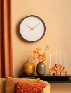 Wall clock Ancho dark wood medium - Väggklockor