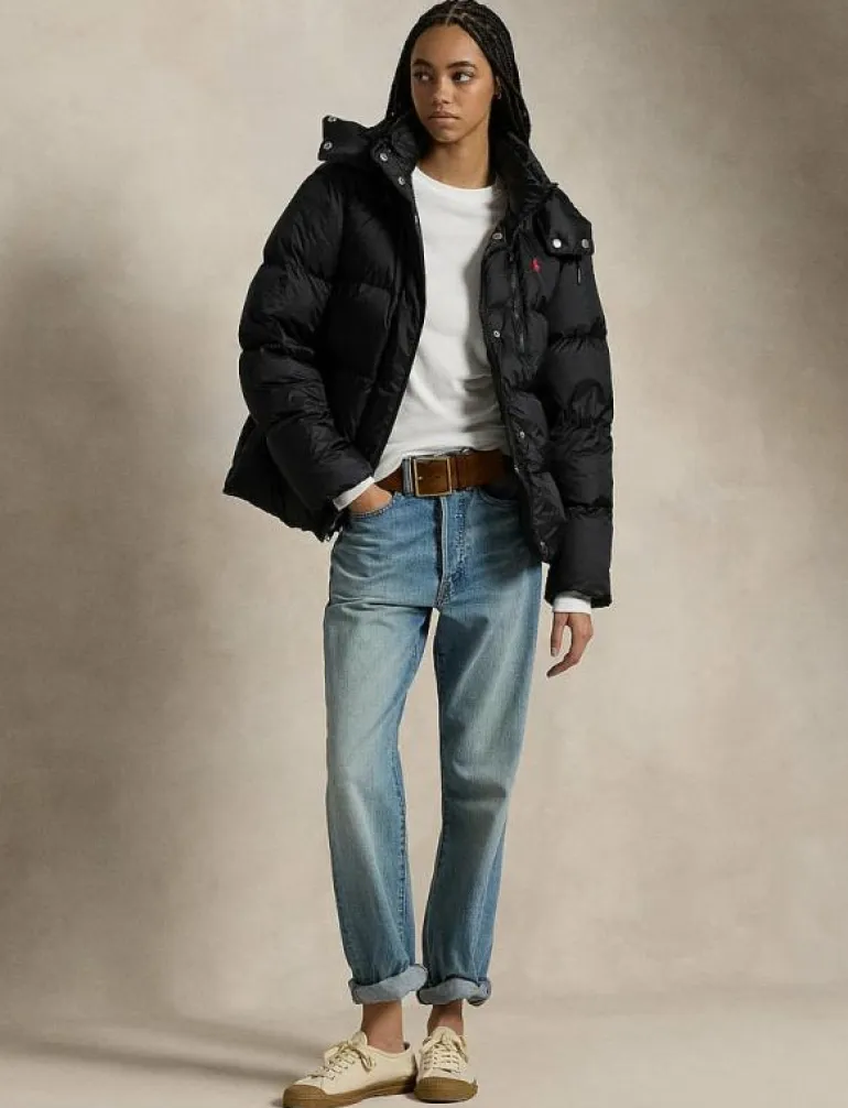 Water-Repellent Quilted Down Jacket - Dun- & vadderade jackor