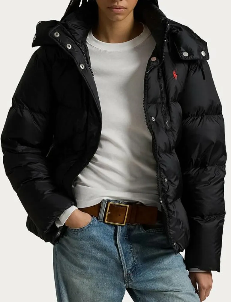 Water-Repellent Quilted Down Jacket - Dun- & vadderade jackor