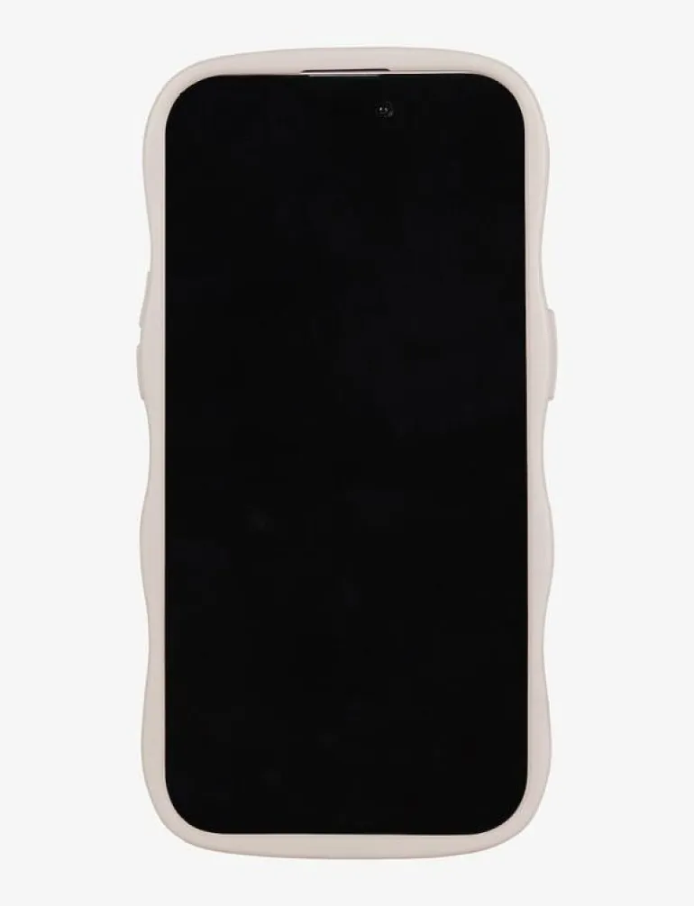 Wavy Case Light Beige - Mobilskal