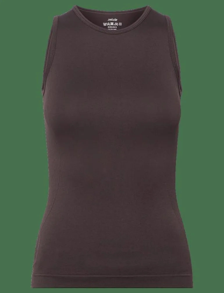 Women Seamless Tank Top "Rib" - Linnen