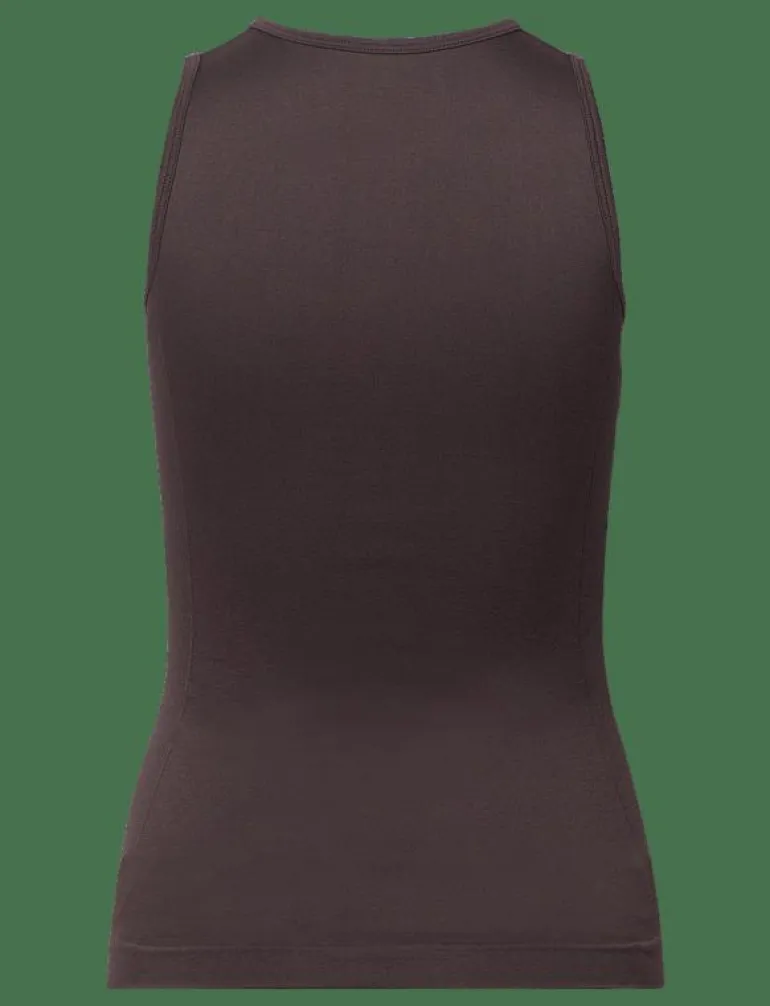 Women Seamless Tank Top "Rib" - Linnen