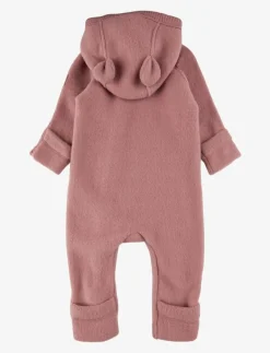 Wool Baby suit w ears - Fleeceoverall