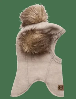 Wool Fullface w. Pom Pom - Balaclava