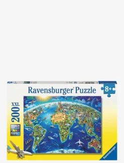 World Landmarks Map 200p - Klassiska pussel