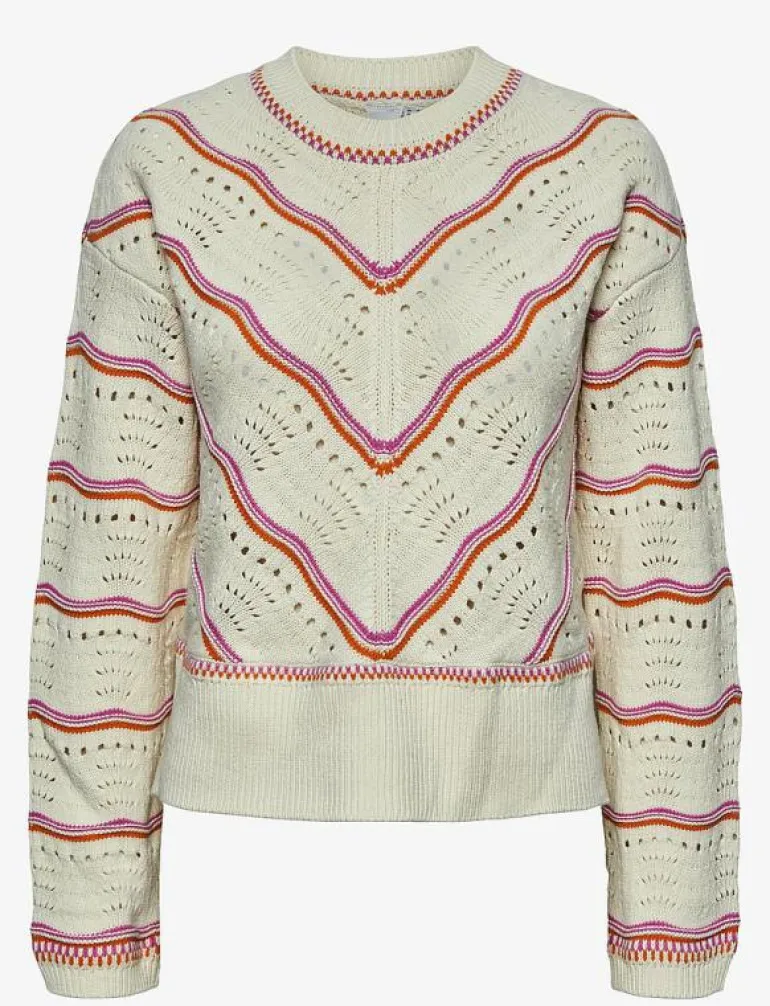 YASLIMERA LS KNIT PULLOVER S. - Stickat