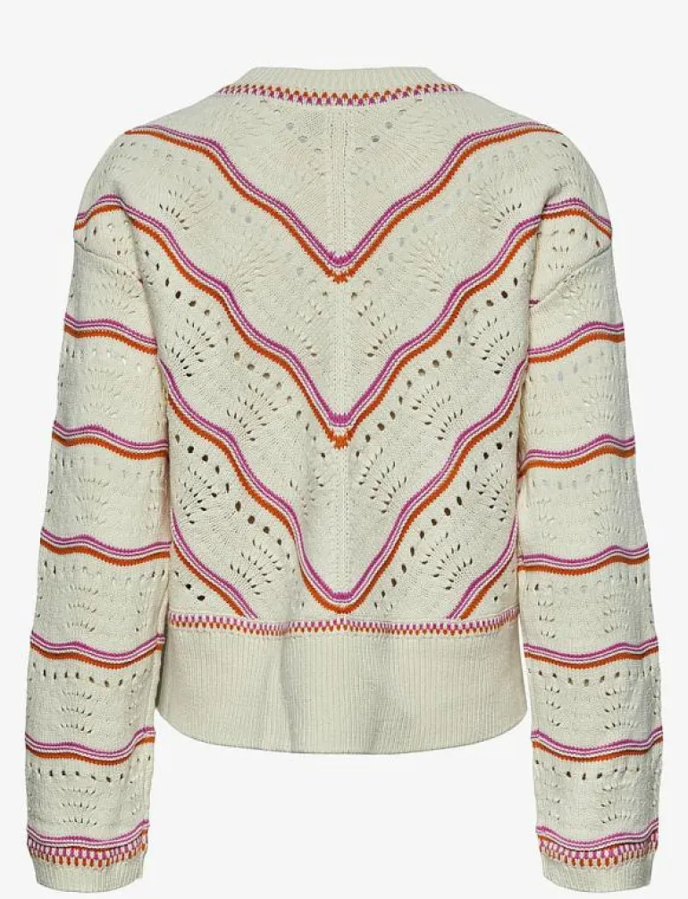 YASLIMERA LS KNIT PULLOVER S. - Stickat